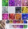 4 Boxes Holographic Nail Sequins – Mixed Shapes & Iridescent Glitter Flakes for Nail Art, DIY Manicure, Craft & Makeup (Style A)